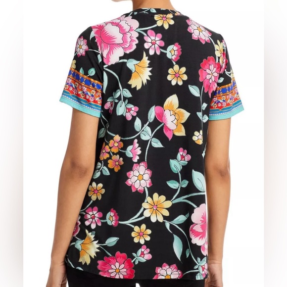 Johnny Was Bamboo t Shirt Sz Small Swing style - Picture 9 of 9